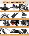 750W Electric Mountain Bike with 70-Mile Range
