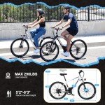 Soumye 26" Step-Thru Electric Mountain Bike