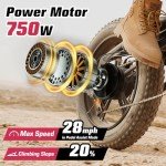 WINDONE E2 Full Suspension Electric Bike 750W
