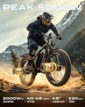 5000W Dual Motor Fast Electric Bike for Adults
