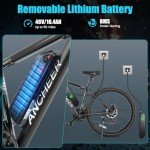 ANCHEER 500W Electric Mountain Bike for Adults