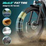 Vivi ACE01 26" Fat Tire Electric Mountain Bike