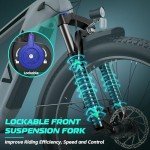 Vivi ACE01 26" Fat Tire Electric Mountain Bike