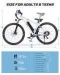 Qlife Racer 1000W Electric Mountain Bike 28MPH