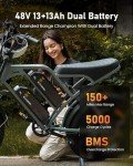 CYCROWN 1000W/1500W Electric Bike with Fat Tires