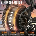 ANCHEER 350W Electric Mountain Bike for Adults