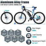 ANCHEER Hummmer 750W Electric Mountain Bike 27.5
