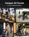 CYCROWN 1000W/1500W Electric Bike with Fat Tires