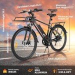 ANCHEER 350W Electric Mountain Bike for Adults
