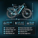 Jasion EB5 MAX 1500W Electric Mountain Bike