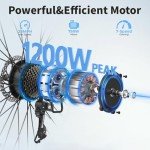 Jasion Roamer Adult Electric Bike - 1200W Power