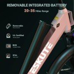 ESKUTE 500W Adult Electric Bike 26" - 40 Miles