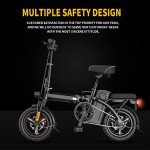 EBKAROCY 400W Foldable Electric Bike for Adults