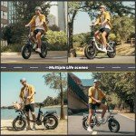 Folding Electric Bike for Adults with Fat Tires