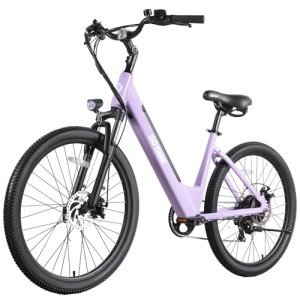 Gotrax Dolphin 26" City Electric Bike, 30-Mile Range