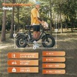 Folding Electric Bike for Adults with Fat Tires