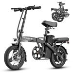 Folding Electric Bike with 750W Motor, 50-Mile Range