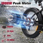 WINDONE K20 High-Speed 1000W Electric Bike