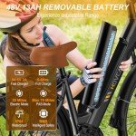 Movcan V80 1000W Electric Bike - 28MPH Cruiser