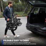 Folding Electric Bike with 750W Motor, 50-Mile Range