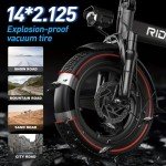 Rideon K3 Adult Ebike, 400W Motor, 22MPH
