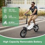 Winado 14" Folding Electric Bike for Adults