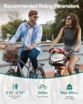 QRONGE 1000W Electric Bike for Adults, 70 Miles