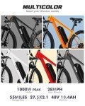 Qlife Racer 1000W Electric Mountain Bike for Adults