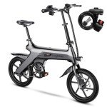 16" Folding Electric Bike for Adults, 400W Motor