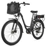 ANCHEER 26" Electric Bike with Removable 48V Battery