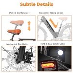 Axiniu 26" Step-Thru Electric Bike for Adults