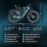 Jasion EB5 MAX 1500W Electric Mountain Bike