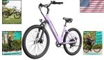 Gotrax Dolphin 26" City Electric Bike, 30-Mile Range