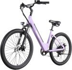 Gotrax Dolphin 26" City Electric Bike, 30-Mile Range