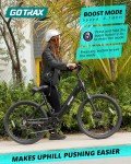 Gotrax Dolphin 26" City Electric Bike, 30-Mile Range