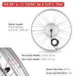 AW 24" Electric Front Wheel E-Bike Conversion Kit