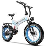 SASIKEIBIKE 1500W Folding Fat Tire Electric Bike