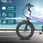 GELEISEN 20" Folding Electric Bike with Fat Tires