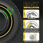 Fat Tire Liners for Puncture-Free Rides - 2 Pack