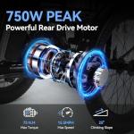Vivi 750W Folding Electric Tricycle for Adults