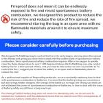 FLASLD Large Fireproof E-Bike Battery Bag