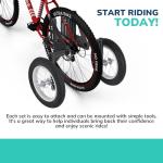 Moshay Adjustable Training Wheels for Adult Bikes