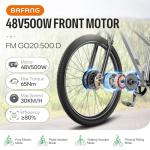 BAFANG 48V 500W Front Hub Motor Conversion Kit