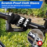 NDakter Heavy Duty 4-Digit Bike Chain Lock
