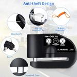 YOHOOLYO Anti-Theft Disc Lock with Reminder Cable
