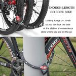 Folding Bike Lock with 2 Keys - Strong Security
