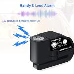 YOHOOLYO Anti-Theft Disc Lock with Reminder Cable