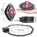 Folding Bike Lock with 2 Keys - Strong Security