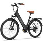 ZDZA Electric Bike, 1200W Peak Motor, 65 Miles Max Range& 48V Removable Battery, Step-Thru City Ebike, 22 Max Speed, E Bike for Adults with 7 Speeds & Front Suspension