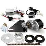 24V250W Electric Conversion Kit for Common Bike Left Chain Drive Customized for Electric Geared Bicycle Derailleur (36VThumb Kit)